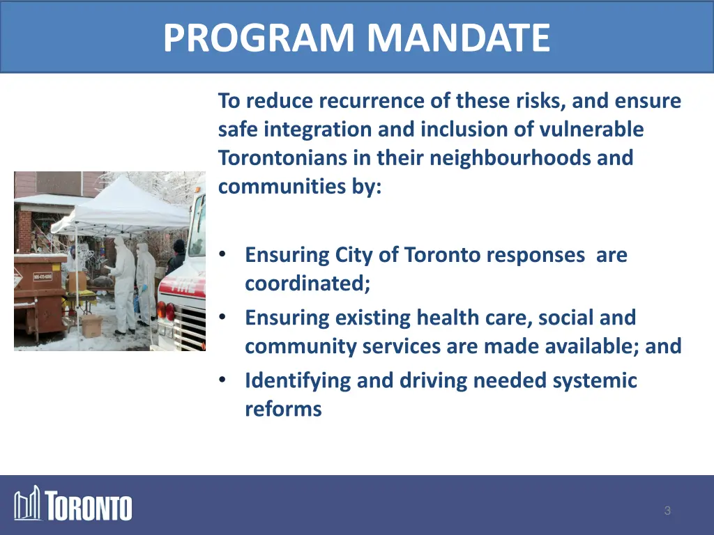 program mandate