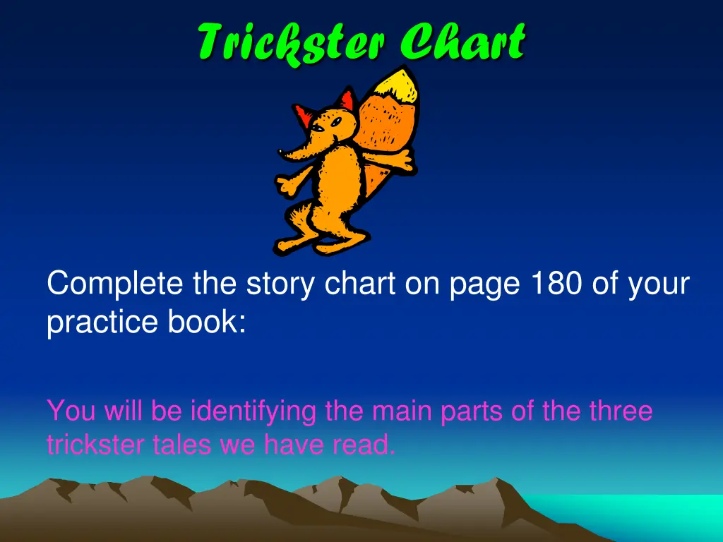 trickster chart