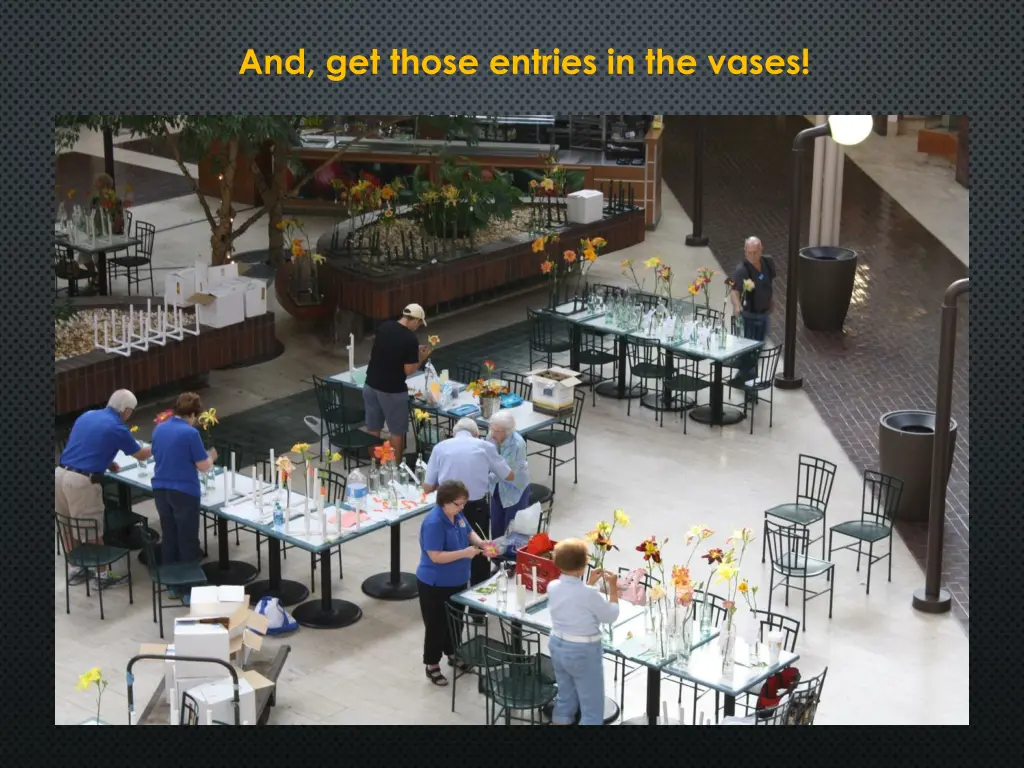 and get those entries in the vases