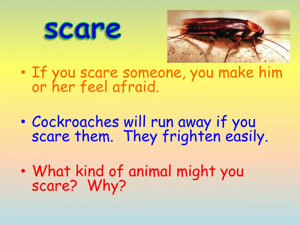 scare