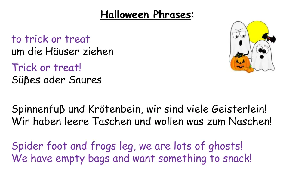 halloween phrases