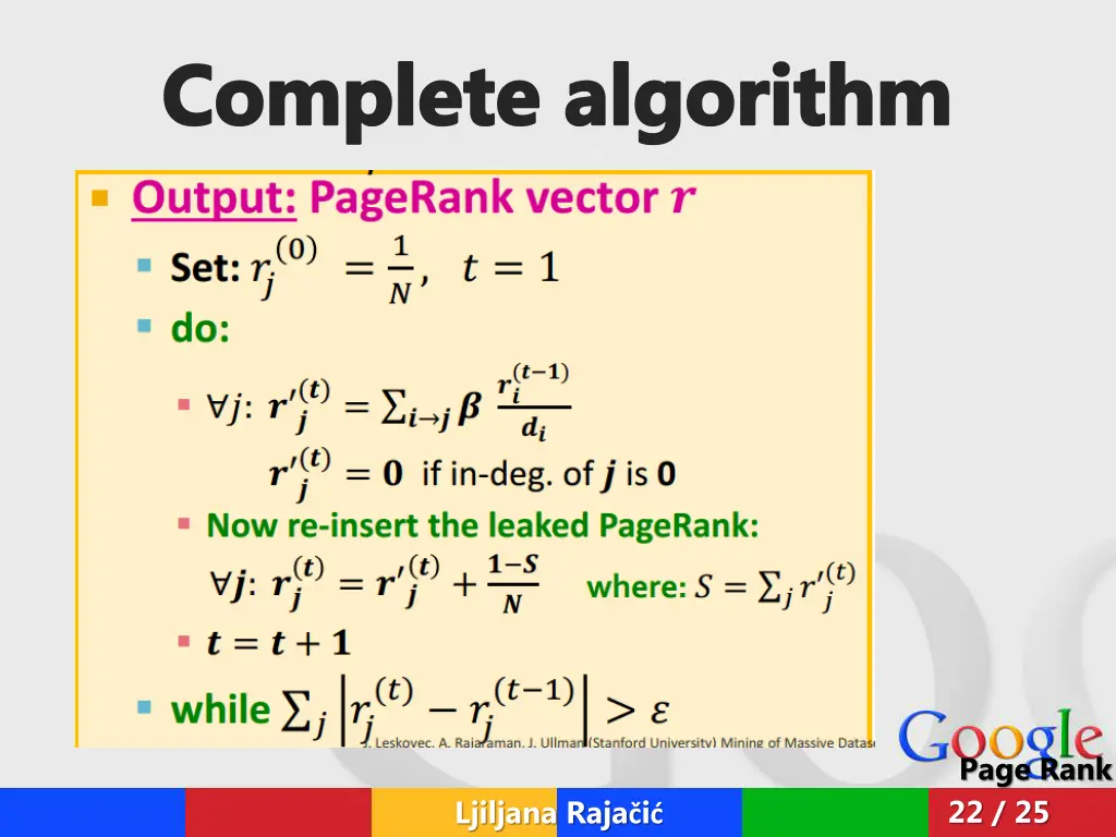 complete algorithm