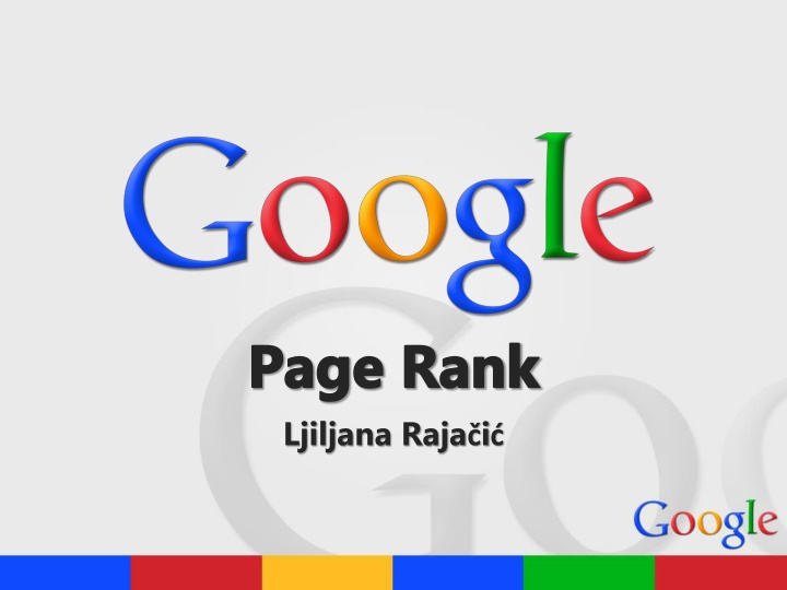 page rank ljiljana raja i