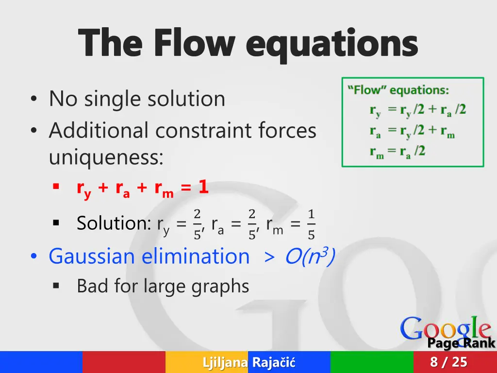 the flow equations