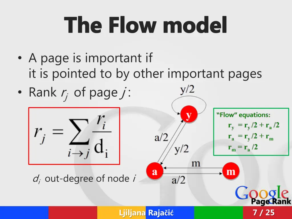 the flow model