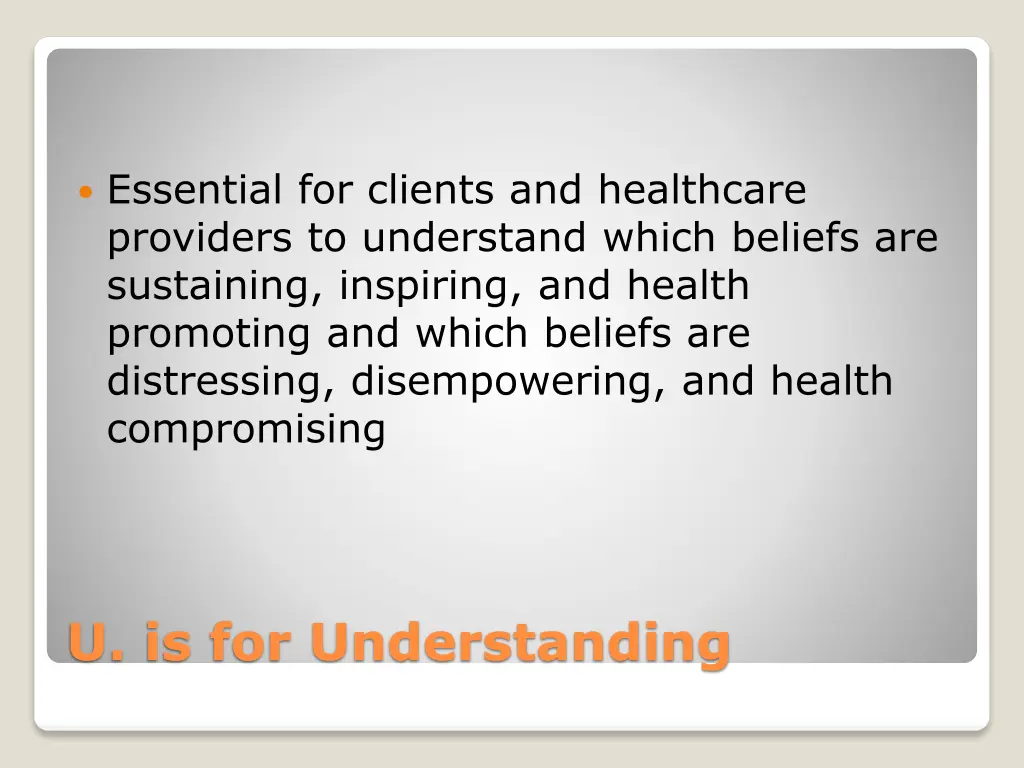 essential for clients and healthcare providers