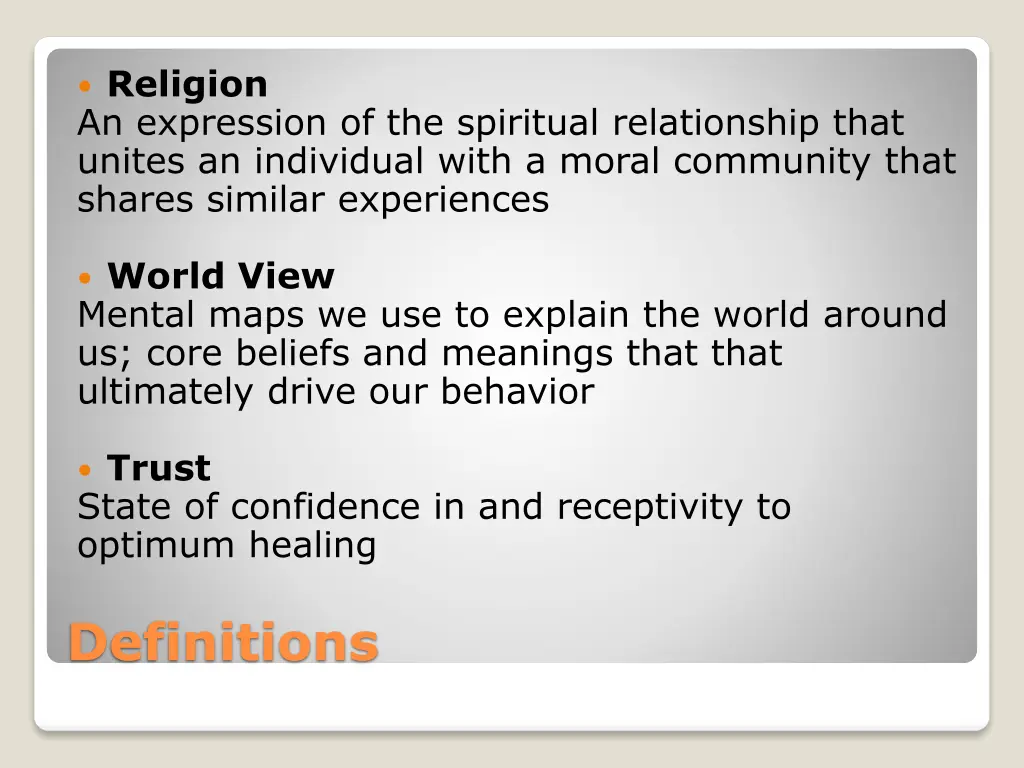 religion an expression of the spiritual