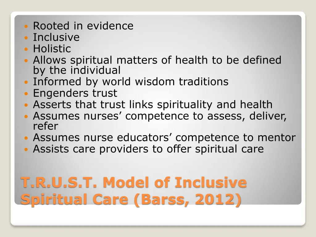 rooted in evidence inclusive holistic allows