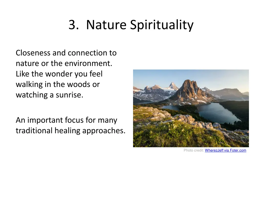 3 nature spirituality