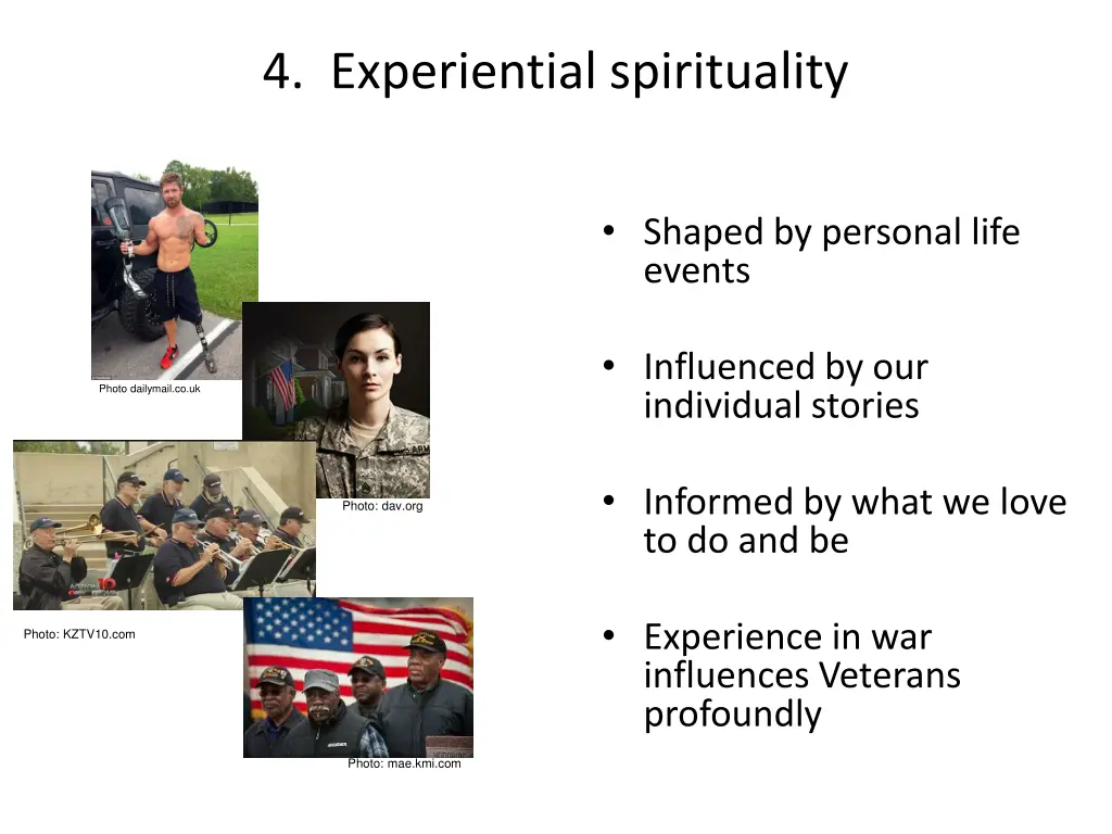 4 experiential spirituality