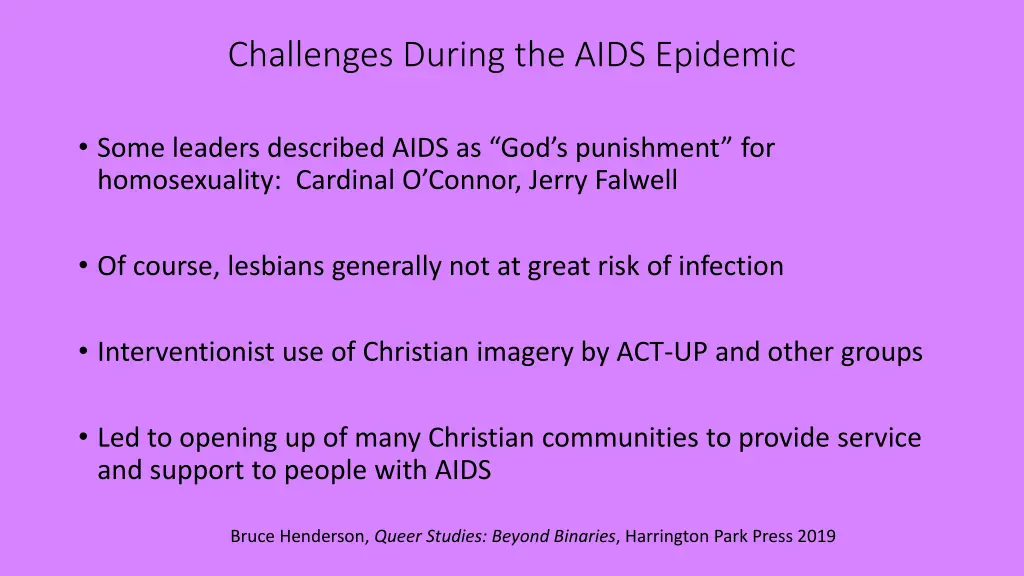 challenges during the aids epidemic