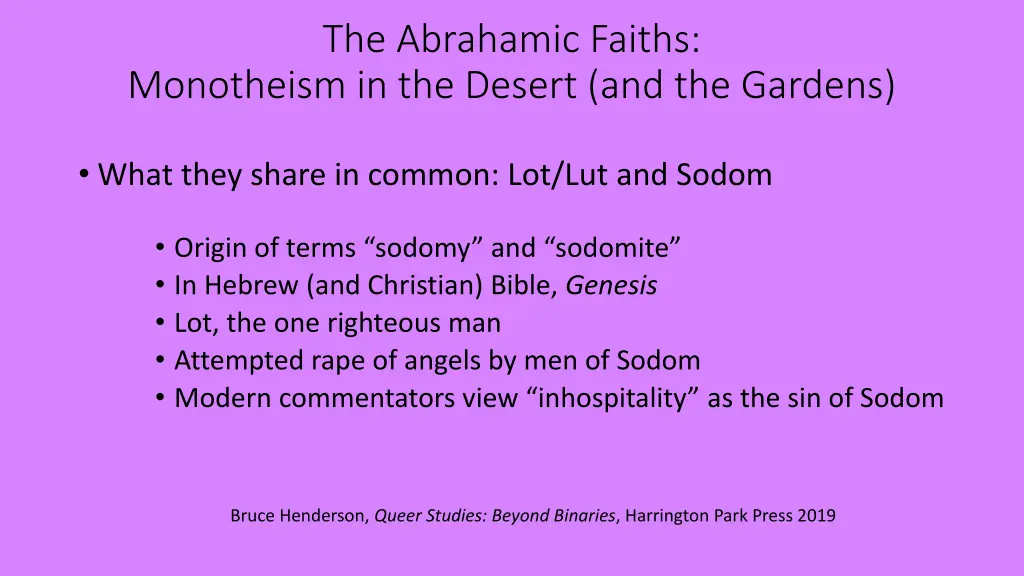 the abrahamic faiths