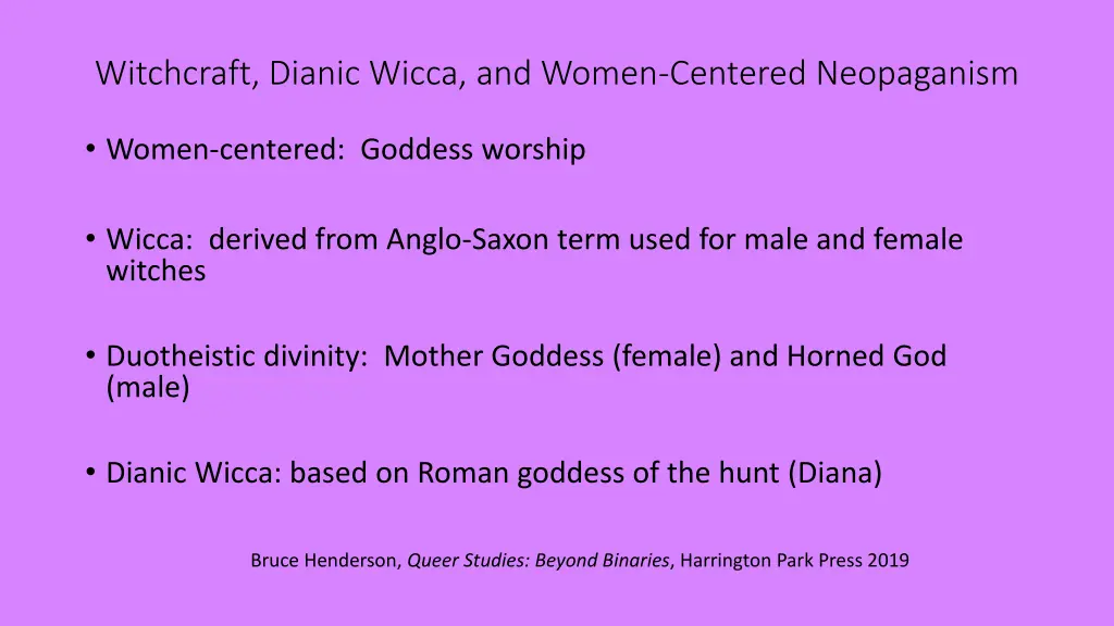 witchcraft dianic wicca and women centered