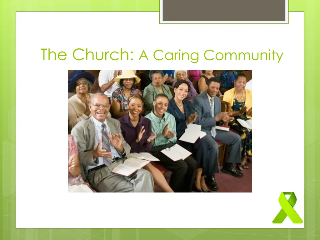 the church a caring community