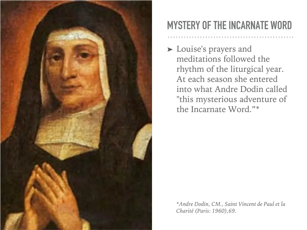 mystery of the incarnate word