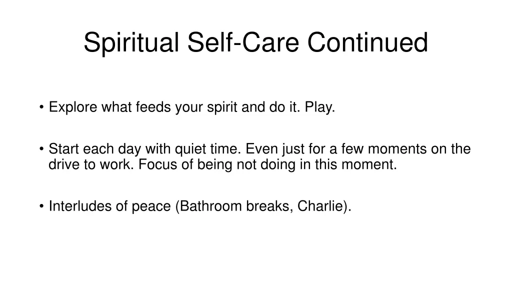 spiritual self care continued 2