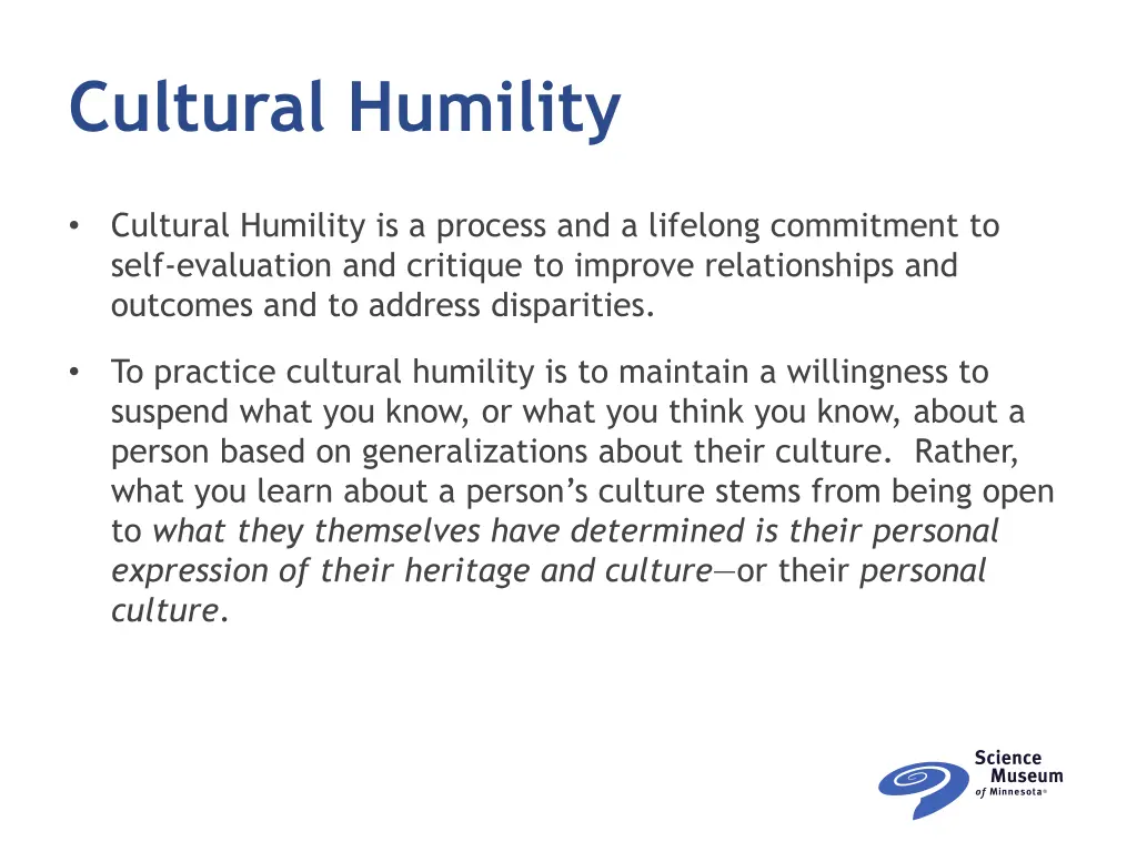 cultural humility