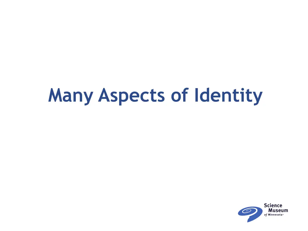 many aspects of identity