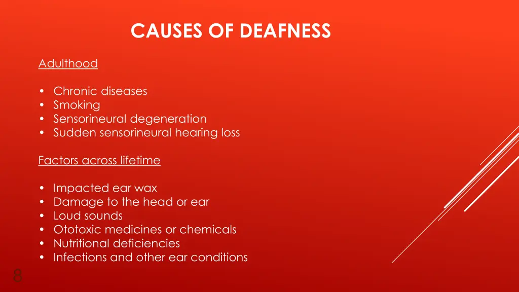 causes of deafness 1