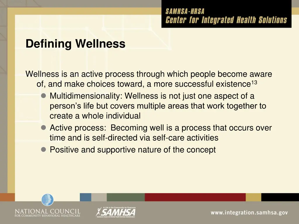 defining wellness