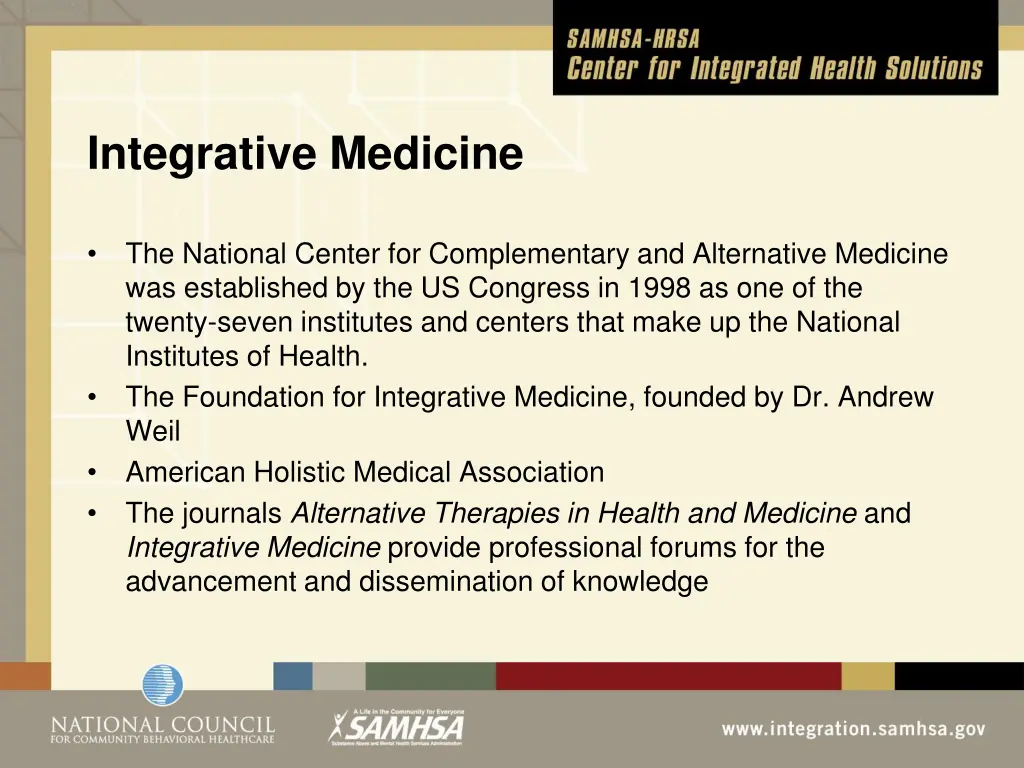 integrative medicine