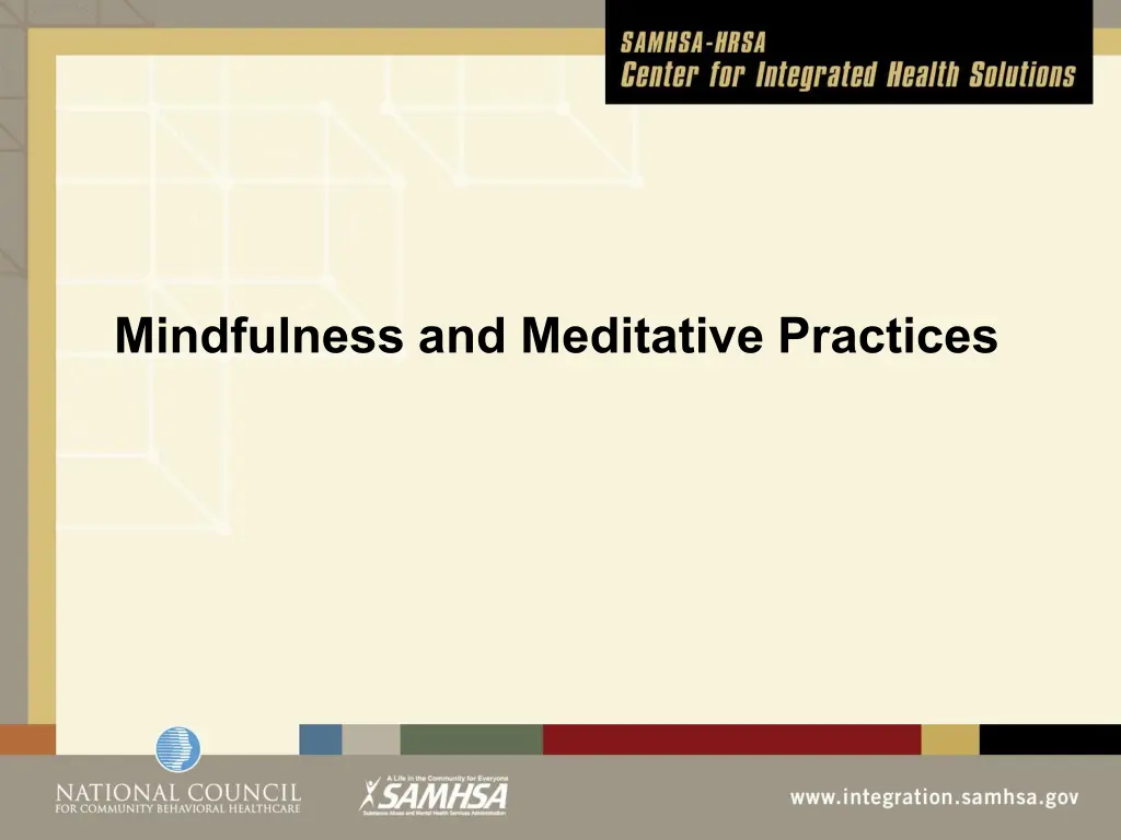 mindfulness and meditative practices