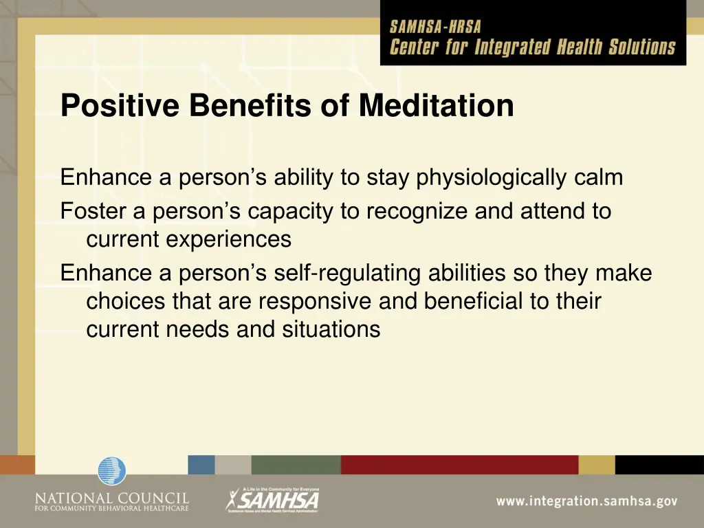 positive benefits of meditation