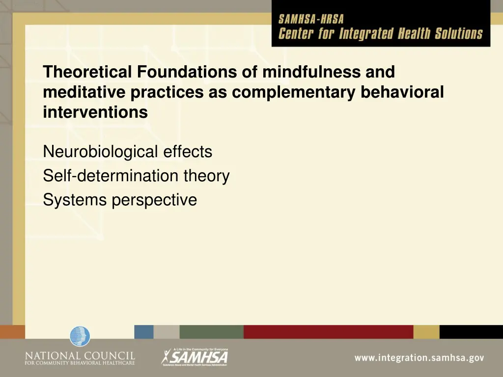 theoretical foundations of mindfulness