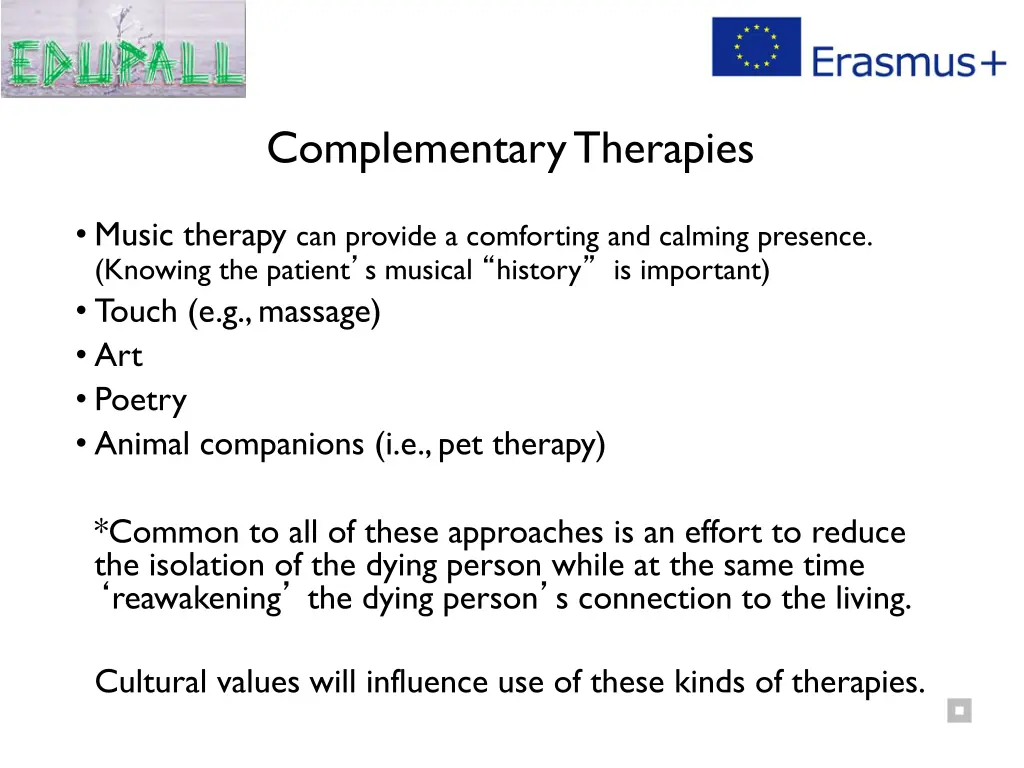 complementary therapies