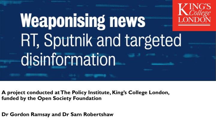 weaponising news rt sputnik and targeted