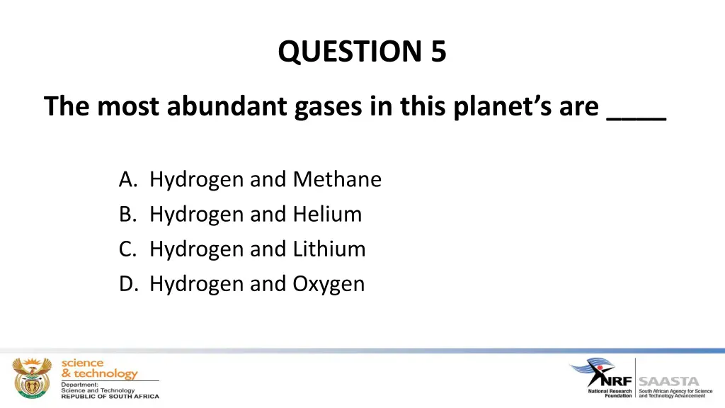 question 5