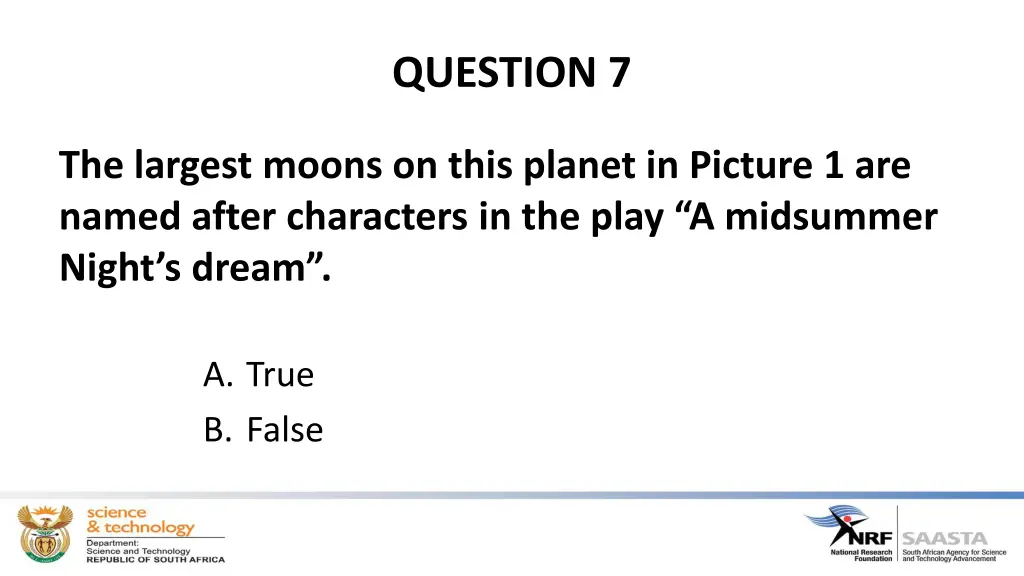 question 7