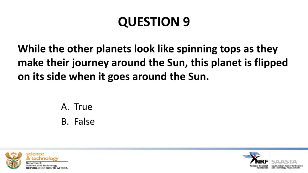 question 9