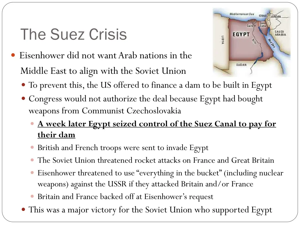 the suez crisis