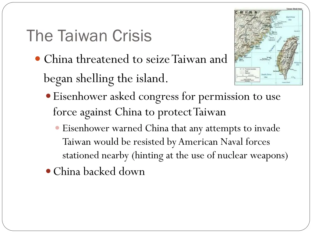 the taiwan crisis