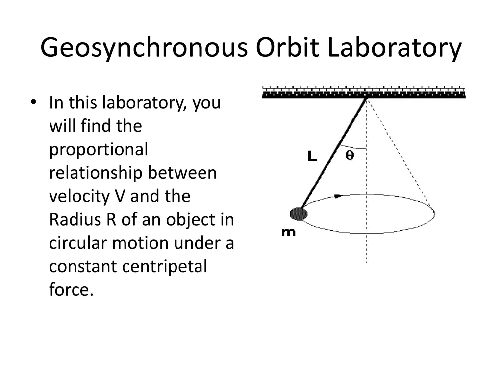 geosynchronous orbit laboratory