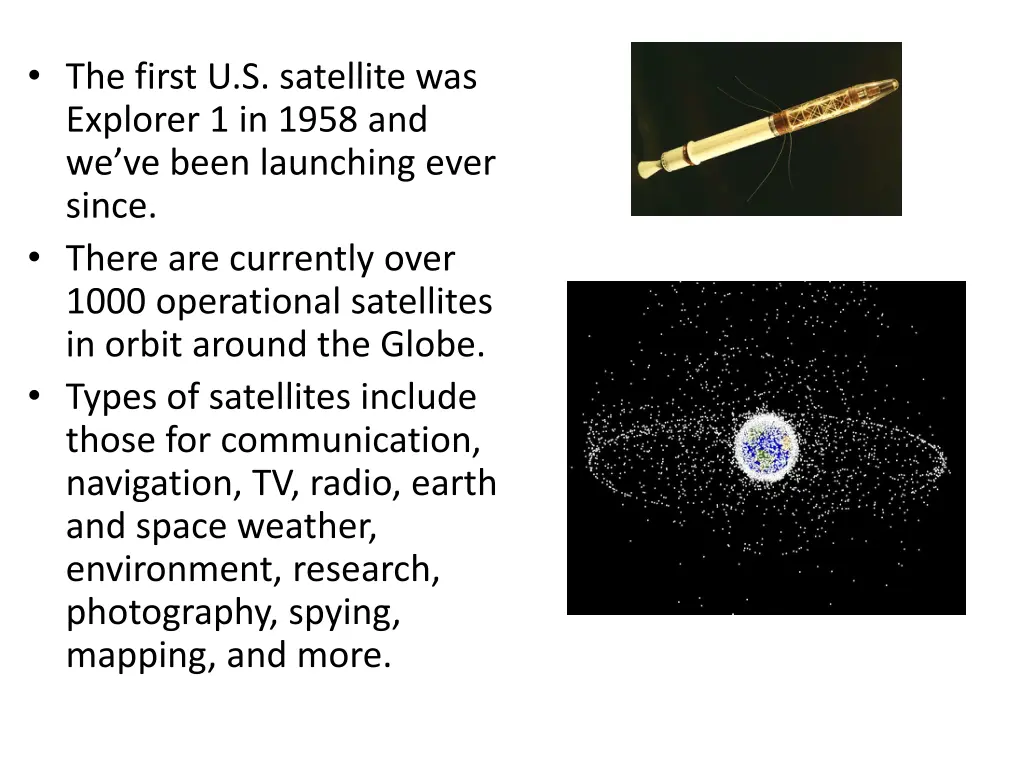 the first u s satellite was explorer 1 in 1958