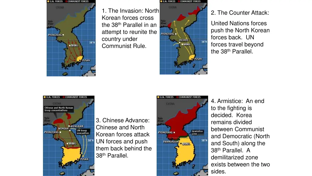 1 the invasion north korean forces cross