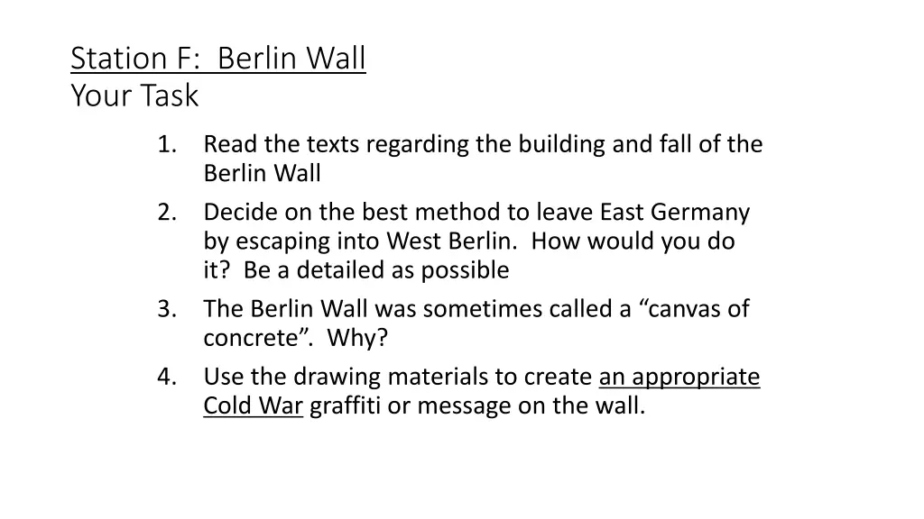 station f berlin wall your task