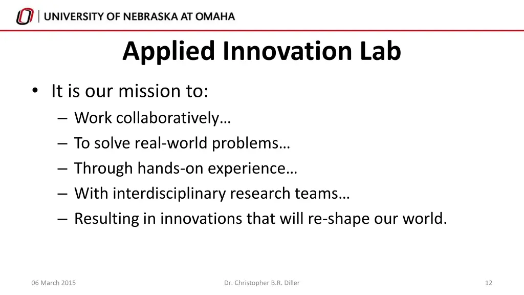 applied innovation lab