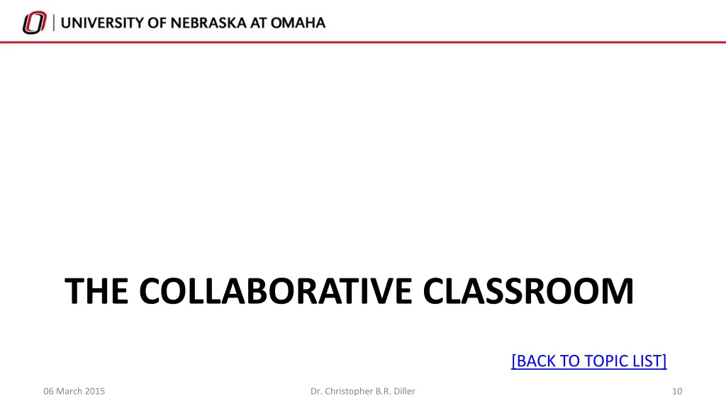 the collaborative classroom