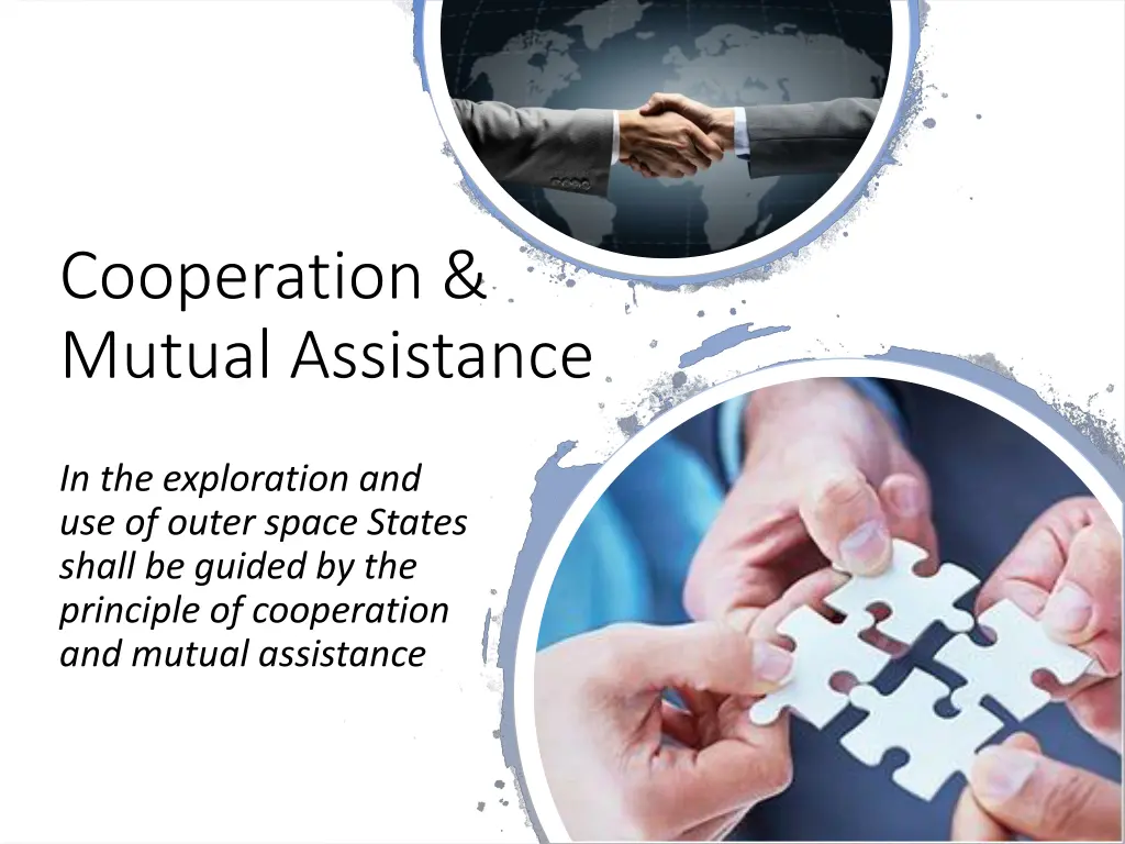 cooperation mutual assistance