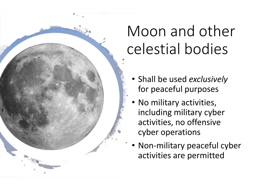 moon and other celestial bodies