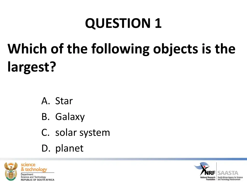 question 1