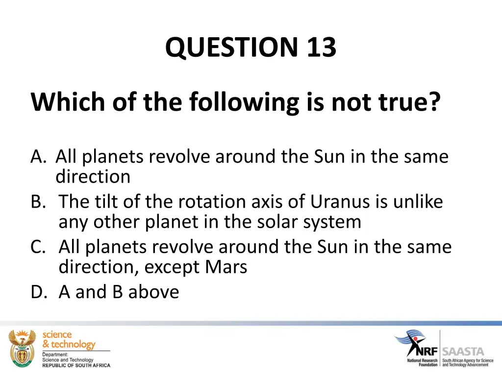 question 13