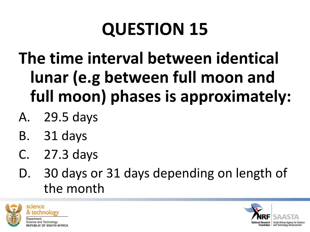 question 15