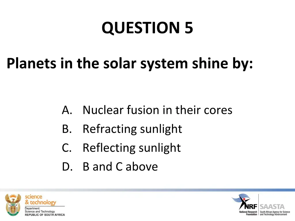 question 5 1