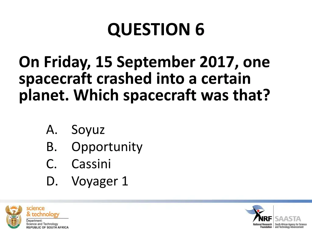 question 6