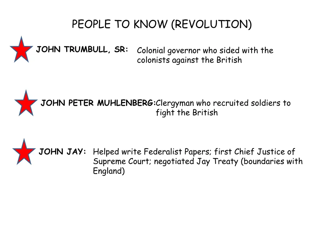 people to know revolution