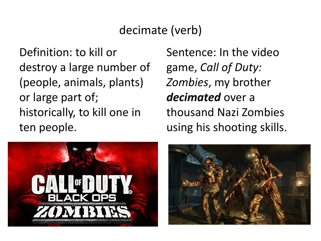 decimate verb